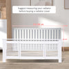 Extendable Radiator Cover Cabinet Shelving Slatted Design MDF White Home Office