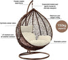 Garden Swing Egg Chair Indoor Outdoor Hanging Chair Hammock for Patio Balcony