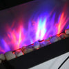 1000W/2000W Electric Wall Fireplace LED Flame Effect Timer Remote Heater