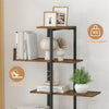 Smilesun Bookcase 6-Tier Tall Bookshelf Ladder Shelf Storage Display Industrial