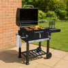 Neo Smoker Barbecue Charcoal Portable BBQ Grill Built-in Thermometer Garden