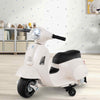COSTWAY Licensed Vespa Kids Ride on Motorcycle 6VBattery Powered Motorbike-White