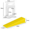 1000-4000PCS Tile Leveling Flooring Plier Kit Spacer System Tool Clips & Wedges
