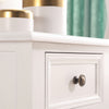 Wooden Bedside Cabinet Table Nitghtstands Set of 2 w/ Storage Drawer Cupboard