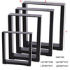 2x Industrial Steel Table Legs Stand Feet Trapezium X A Sandglass Shape Frame UK