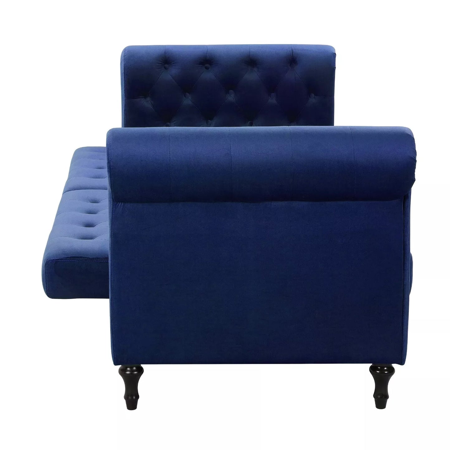 Sofa Bed Velvet Chesterfield 3 Seater Style Green Blue Grey Sofabed Button Back