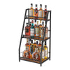 Stand Versatile Corner Bottle Display Stand Trapezoid Rack