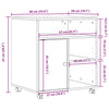 Printer Stand with White 60x50x67 B5W6