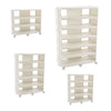 4-7 Tier Shoe Rack Stand Organiser Tall Folding Compact Tower Shelf Space Saving