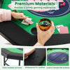 Foldable Poker Table for 8 Players Blackjack Texas Hold’em Table-Green