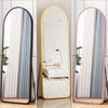 Arched/ Rectangle Framed Mirror Wall Mounted Standing Makeup Full-length Mirror