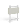 Small Foldable Dining Table Breakfast Kitchen Living Room Furniture Metal Legs