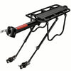 50kg Max Alloy Rear Bicycle Pannier Rack Carrier Bag Luggage Cycle Mountain Bike