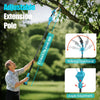 2 Batteries Long Reach 8" Brushless Chainsaw Cordless Garden Wood Cutter Saw