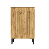 Modern 2-Door Shoe Cabinet 60x31.5x95cm Hallway Storage with Adjustable Shelves
