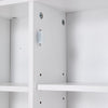 Slim Over The Toilet Storage Cabinet Wooden Bathroom Toilet Organizer Shelf Unit