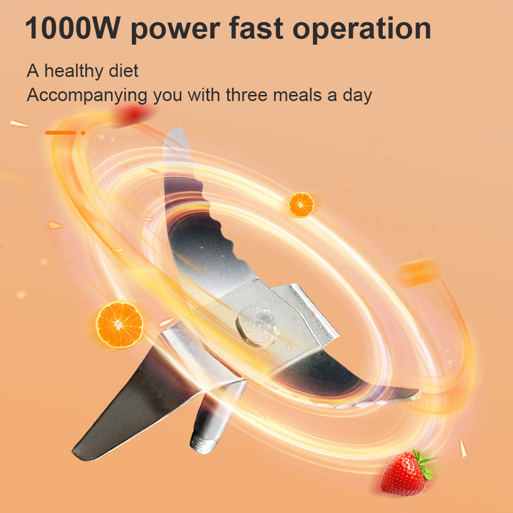 1000W Food Processor Blender 9-in-1 Chopper Juicer Dough Blade Shredder UK