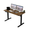 120 x 60 cm Electric Standing Desk Height Adjustable Stand Up Home Office Brown