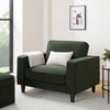 Dusk Soho Loveseat Armchair Dark Olive RRP £809
