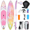 Pink 11FT SUP Paddle Board Inflatable Sports Surfboard Kayak Seat Complete Kit