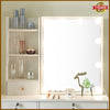 Dressing Table with LED Light Sliding Mirror Stool Drawer Vanity Makeup Desk Set