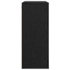 Wall Cabinet Black Oak 80x33x80 cm Engineered Wood