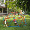 2-in-1 Kids Play Equipment Geometric Climbing Dome Swing Climbing Frame for Kids