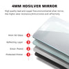 Illuminated LED Bathroom Mirror with Lights Smart Touch Wall Mounted 450x600mm