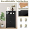 Bathroom Cabinet Floor Storage Cabinet Standing Cupboard w/1 Shelf &2 Drawers