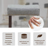 Set of 2 Saddle Bar Stools Backless Counter Stool W/ Upholstered Sponge Cushion