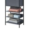 Industrial Open Wardrobe Clothes Shelving Unit Rack Garment Stand