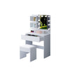 Dressing Table with LED Lights Mirror Vanity Set Makeup Storage Drawer Desk Hot