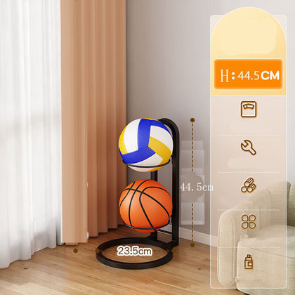 2 Layer Rack Put Indoor Kids Basketball Football Storage Ball Basket Placed Rack