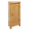 Corner Storage Cupboard, Oak Effect Wooden Low Cabinet with Shelf, Display Unit