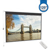 Motorised Electric Projector HD Screen Home Cinema HD DVD 16:9 + Remote Control