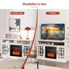 Fireplace TV Stand for TVs up to 55 Inches With 1400W Electric Fireplace Insert