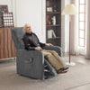 Electric Rise Recliner Chair Sofa Upholstered Armchair with Control for Disabled