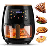 6L Air Fryer transparent New Large Capacity Touch Screen Multifunction mini oven