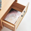 Modern Rattan Coffee Table with Drawer & Storage for Living Room Center Table