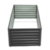 XL Metal Garden Flower Bed Planter Vegetable Grow Box Raised Deep Box Anthracite