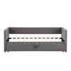 DAYBED LINEN UPHOLSTERED BED 3FT SINGLE BED FRAME WITH TRUNDLE BED GUEST BED