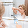 LED Bathroom Mirror Illuminated Demister 3 Color Touch Switch 80*60cm Anti-fog