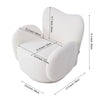 Teddy Velvet Single Swivel Cuddle Chair Accent Armchair Padded Seat Leisure Sofa