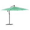 Garden Parasol with Steel Green 246x246x230 A6S7
