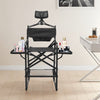 Aluminum Portable Makeup Artist Chair with Headrest Folding Directors Chair Seat