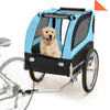 Dog Bike Trailer Folding Pet Bicycle Cart Wagon Carrier Pet Bike Safety Flag