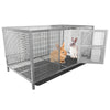 Stainless Steel Chicken Coop Poultry Duck Cage Rabbit Bird Cage House with Cover
