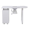 Manicure Table Nail Station Art Salon Beauty Bar Technician Desk Storage Drawers