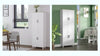 170cm Freestanding Kitchen Cupboard 4-Door Storage Cabinet w/ 4 Shelves, White