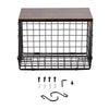 2 Tier Metal Wire Fruit Basket Bread Storage Vegetable Rack Countertop Basket UK